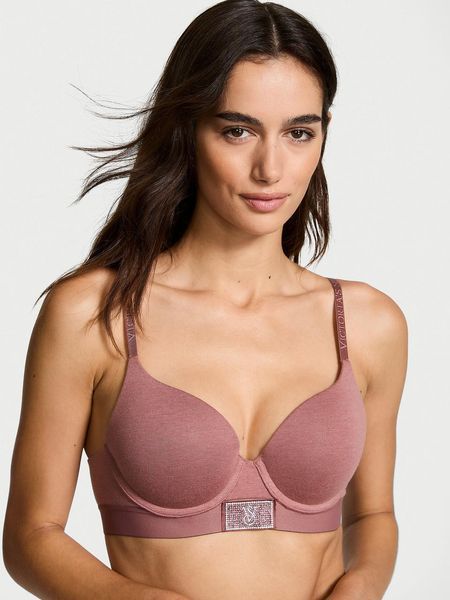 Комплект білизни (ліф+трусики шортики) Victoria's Secret (2233866322389) 70A/XS Коричневий 26947058 фото
