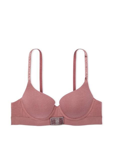 Комплект білизни (ліф+трусики шортики) Victoria's Secret (2233866322389) 70A/XS Коричневий 26947058 фото