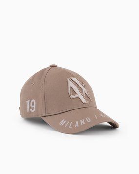 Кепка Armani Exchange Organic Cotton Baseball One Size бежева 9542014F10025243 фото