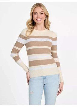 Джемпер жіночий Guess (7620837399806) amiri striped S бежевий 225412231 фото