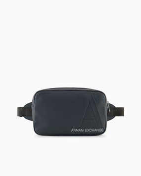Чоловіча сумка Armani Exchange ASV a Line Recycled Logo Bum Bag чорна 9527144F87400035 фото