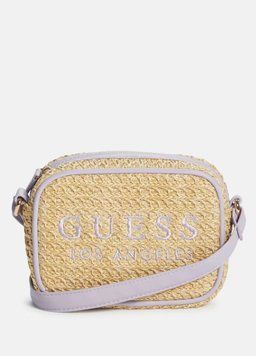 Сумка жіноча GUESS (885503057696) Embroidered Raffia Crossbody 14565782 фото