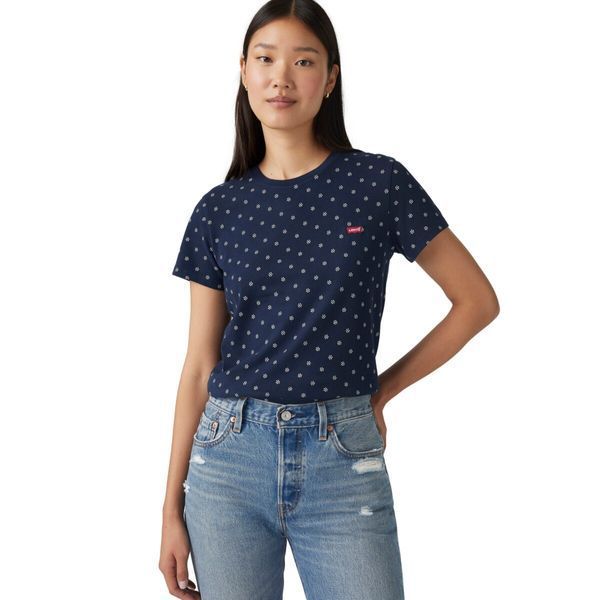 Жіноча футболка Levi's (198402653525) Perfect T-shirt L синій 391850359 фото