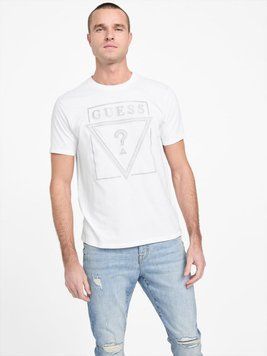 Чоловіча футболка Guess (7620837402544) Eco Itzel Logo M біла XBOI60KAK91 фото