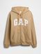 Толстовка чоловіча GAP (315831458597) Relaxed Logo Zip Hoodie S бежева 683050 фото 4