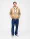 Толстовка чоловіча GAP (315831458597) Relaxed Logo Zip Hoodie S бежева 683050 фото 3