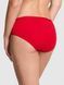 Жіночі трусики Victoria's Secret (28788933841) Logo Cotton Hiphugger XS червоні 27170279 фото 2