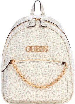 Рюкзак GUESS Creswell Logo Backpack з логотипом білий 14488696 фото