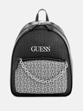 Рюкзак GUESS Creswell Backpack Logo чорний (з білим) 14488658 фото