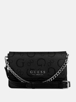 Сумка крос-боді жіноча GUESS (190231908661) saffron crossbody чорна 21467152 фото