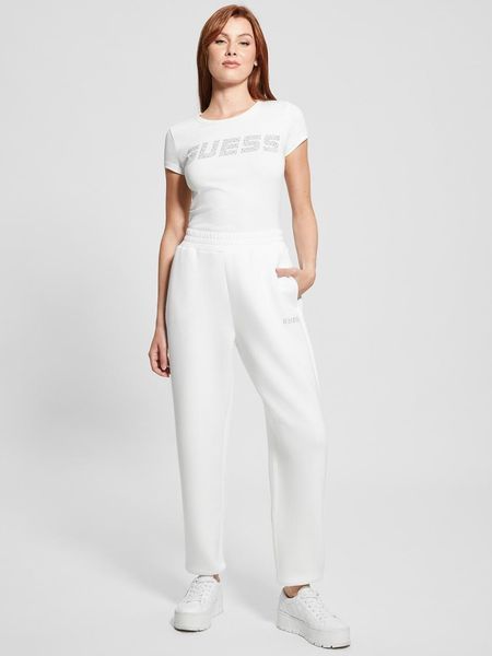 Спортивні жіночі джогери Guess (193286149113) Eco Cecilia Scuba S білі V4BB13K7UW2 фото